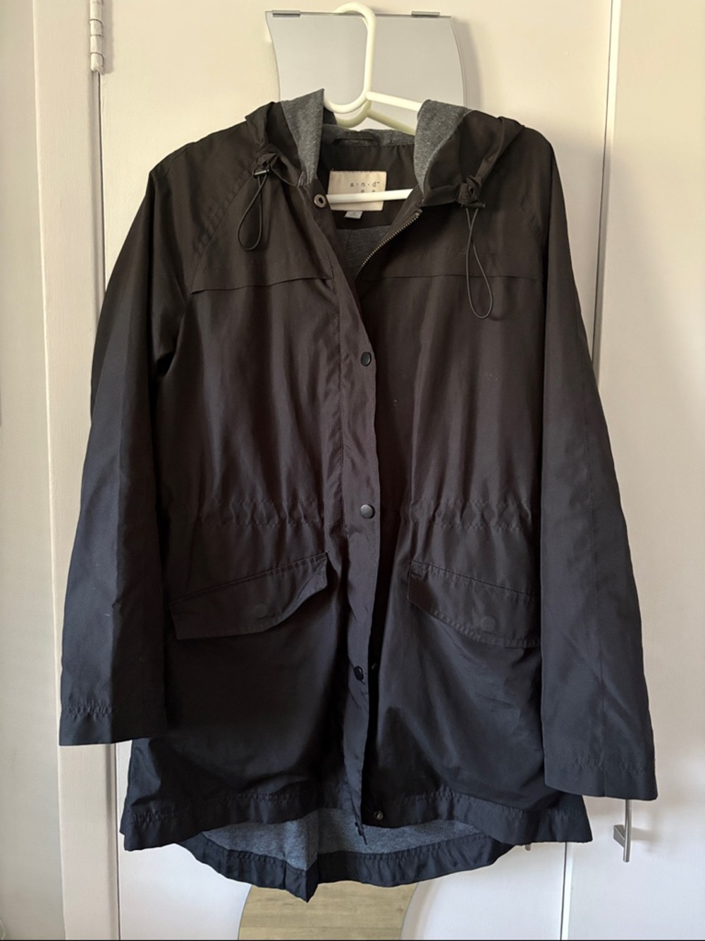 a new day Black Nylon Utility Jacket